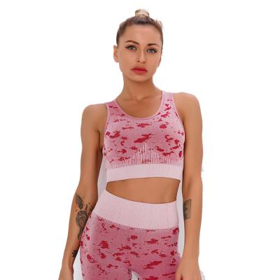 China 9225 Breathable Women 2 Piece Set XS Fitness Gym Yoga Wear Active Bra And Seamless High Waist Yoga Leggings Sets for sale