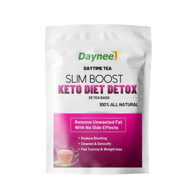 China Best Decaf Tea Bag Custom Diet Lose Weight Fast Detox Organic Flat Belly Private Label Keto Slim Herbal Tea for sale