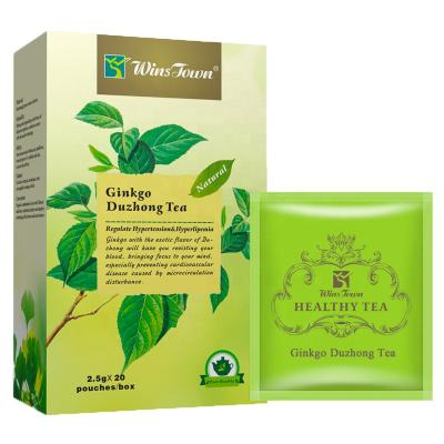 China Private label winstown Ginkgo duzhong tea tea bags for reducing blood pressure hypertension balancing herbal tea for sale