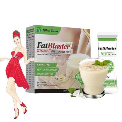 China Diet Fat Sander Diet Shake With Vanilla Flavor Weight Monitoring Dietary Supplement Weight Loss Powder for sale