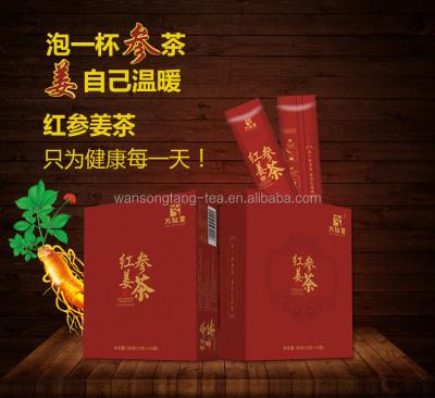 China High Quality Organic Korea Ginseng Instant Tea Powder Red Tea for sale