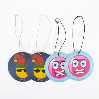 China Custom Auto Camouflage Forest Juhok Car Air Freshener Paper Car Hanging Lasting Different Shapes Car Air Freshener for sale