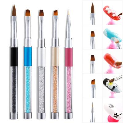 China Free Custom Logo Nail Brush New Design NAIL Art Tools Pen Painting Beauty Nail Liner Brush For for sale