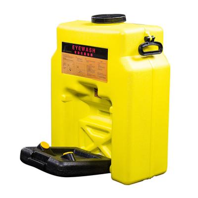 China Yellow Portable Gravity Fed Eyewash Station 14 Gallons 53 Liters 0204-1021 for sale