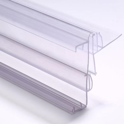 China Retail Application China Supply Pvc Plastic Shelf Line Label Holder Glass Data Strips for sale