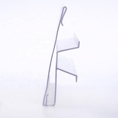 China Retail Application Plastic PVC Price Rack Data Strip For Supermarket Shelves Metal Hooks for sale