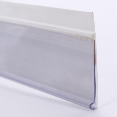 China Application LYL Plastic Shelf Markup Label Holder Retail Price Tag Holder For Shelves Label Holder for sale