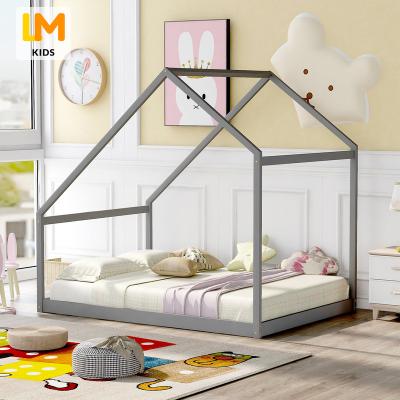 China Scandinavian LM KIDS fashion montessori modern design kids furniture solid wood kids bed for sale