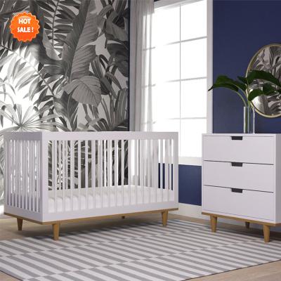 China Modern LM KIDS Europe Girl Porcelain Newborn Baby Modern Designs Wooden Doll / Twin Playpen Fence Sale For Bed for sale