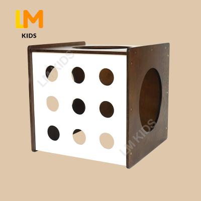 China Indoor LM KIDS Wooden Montessori Baby Climbing And Crawling Preschool Education Toys Kids Pickler Cube for sale