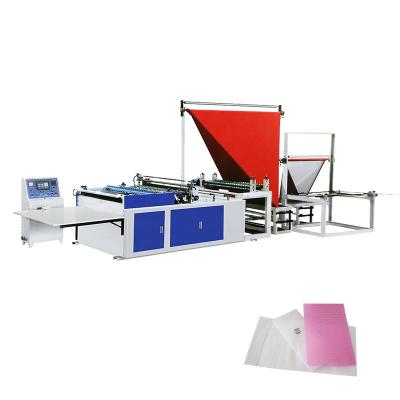 China Packaging Industry HLQB-1000 Hot Sale Full Automatic Two Side Sealing Plastic Air Bubble Film Bag Making Machine for sale