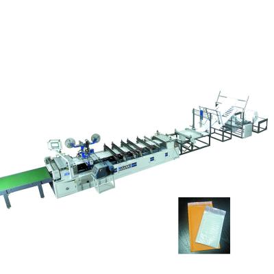 China Hotels High Efficiency Full Automatic Laminated Kraft  Air Bubble Film Bag Envelope Bag Making Machine for sale