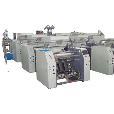 China Bar low cost easy  operate 500mm size Stretch film slitting rewinder machine for sale