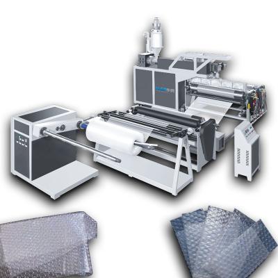 China Sheet Plastic extruder 2Layers 1600mm Air Bubble Film Making Machine plastic recycling extruder for sale