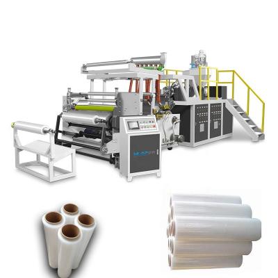 China Bar low price  medium capacity cling film stretch film pe casting film machine extruder from China for sale