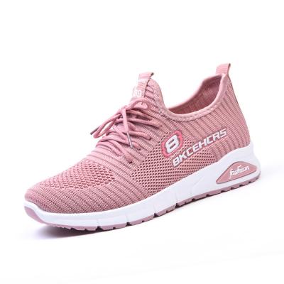 China Cushioning 2023 Newest Hot Selling Design Sports Shoes Knit Women's Walking Shoes Breathable Shoes Running Shoe for sale