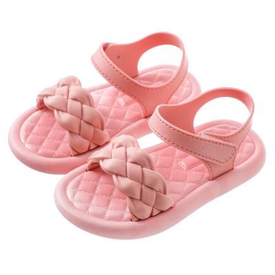 China Wholesale Cute High Quality Popular Open Toe Princess Sandals Children Cartoon Baby Girls Sandals Anti-skid Slippers Children's Sandals and Slippers for sale