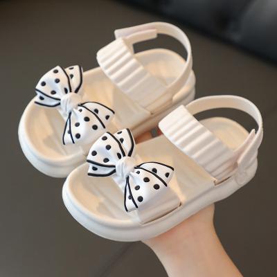 China Factory Price Pearl Bowtie Kids Sandals Cartoon Baby Sandals Cute Girls Princess Kid Shoes Baby Sandals And Slippers Soft Sandals For Kids Children for sale