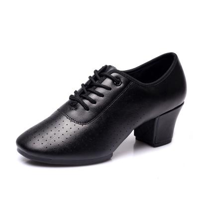 China Fashion Trend 5cm Dance Shoes Women Genuine Leather Latin Dance Shoes High Heels Breathable Women Latin Latin Dance Shoes for sale