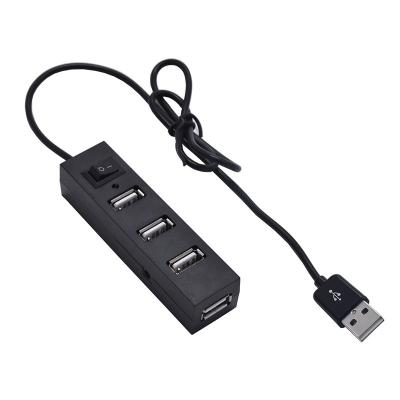 China High Quality ABS \ PCBA High Quality Laptop Notebook 2.0 Splitter USB-A 4 Left Hub for sale