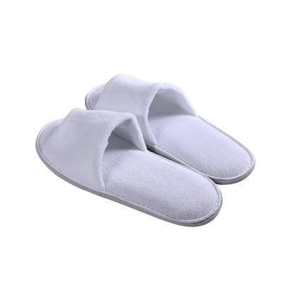 China Soft Cheap Hotel Slippers Disposable White Slippers For Hotel for sale