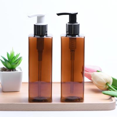 China Customized Logo Hotel High Quality Portable Plastic Empty Lotion Shampoo Pump Bottle Sets Disposable Use for sale