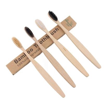 China Wooden Round Oral Hygiene Home Toothbrush Hotel Travel Handle Toothbrush Toothbrush and Bamboo Toothbrush for sale