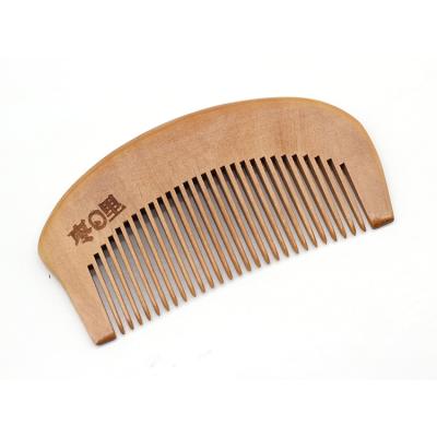 China 2021 Winter Naturally Eco-Friendly Wholesale Hot Sale Wooden Bamboo Pocket Comb Engrave Logo Customized Comb for sale