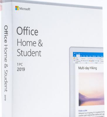 China Hot Sale Microsoft Office 2019 Home And Student Retail Box With DVD Office 2019 Master Home And Student Office HS Card +DVD+BOX for sale