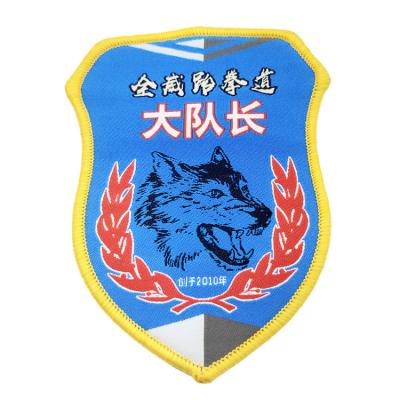 China Thread Free Design High Quality Custom Woven Wholesale Embroidered Patch for sale