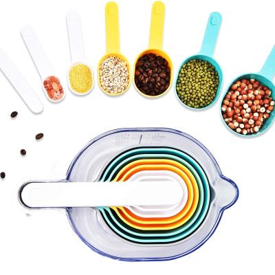 China Sustainable Digital Set Measuring Cups And Spoons Set Of 9 for sale