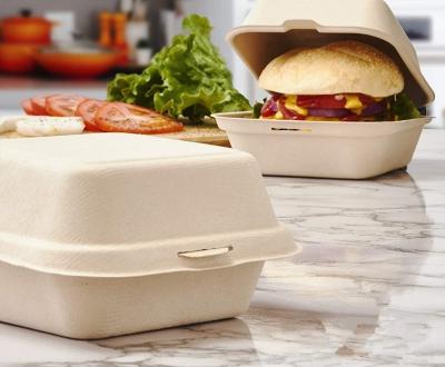 China Stocked To Go Disposable Microwavable Box Outlet Container Takeout Boxes For Restaurants And Food Trucks for sale