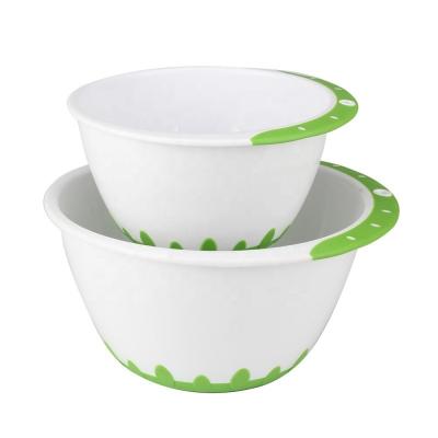 China Sustainable Fruit Salad Bowl Plastic Salad Bowl Set With Lid for sale