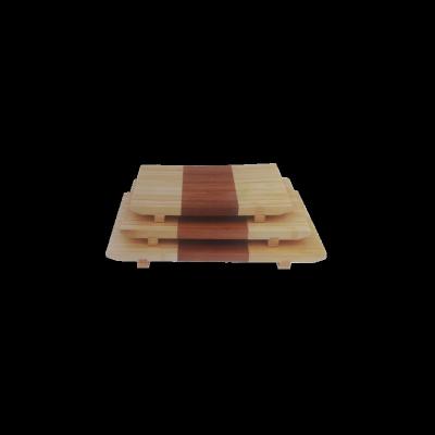 China Sustainable Bamboo Cutting Board Two-tone for Kitchen at Home and Restaurant for sale