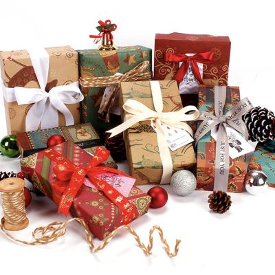 China 50x76cm Wrapping Paper Recyclable Custom Thick Christmas Gift Wrapping Paper for sale