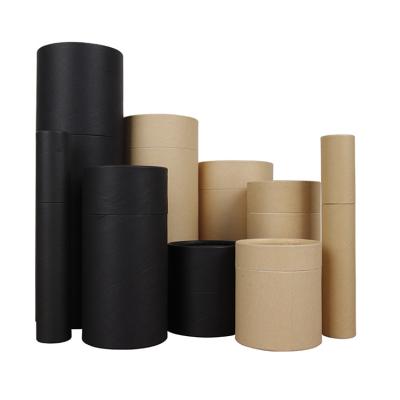 China Recyclable Eco Friendly Cardboard Custom Cylinder Packaging Round Tea Paper Tube Cosmetics Packing Mailing Mailing Tube for sale