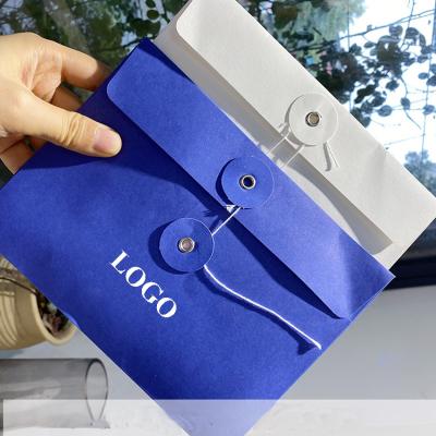 China Biodegradable Paper Mailing Cardboard Envelope Bag Package Shipping Mail Recyclable Custom Paper Clothing 200g/250g Messenger Packaging for sale