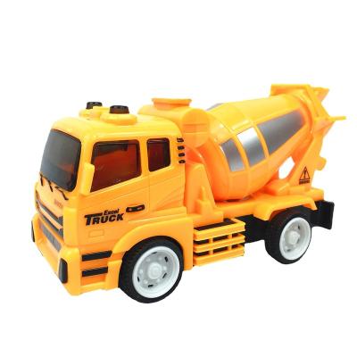 China Friction Toy Friction Powered City Vehicles including Garbage Truck, Fire Engine Truck Construction Dump Truck with Light and Sounds for sale