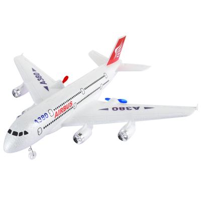 China 2.4GHZ RC Foam Airplane Helicopter Obstacle Avoidance 2.4GHZ RC Foam Airplane Remote Control Plane Outdoor Child Toy With Light for sale