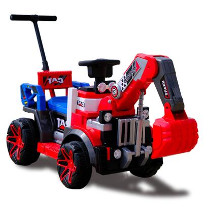 China Ride On Toy Kids Power Wheel 12v Ride On Car Excavator Kids Electric Car Tractor Outdoor Toy Car for sale