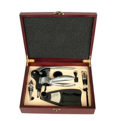 China Sustainable Factory Hot Sale Wine Accessory Set Wine set and wine accessories gift set rabbit corkscrew set for Christmas Gifts for sale