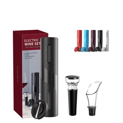 China Cheap Factory direct sales Amazon hot sale electric wine bottle opener corkscrew wine accessories bar gift set for sale