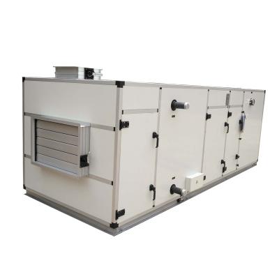 China Constant Temperature Humidity ISO 7 Cleaness Custom Blow By Clean Room Air Handling Unit PLC Controlled Water Cooling Chilled Hygienic Air Conditioners for sale