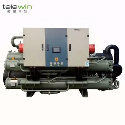 China Hotels Low Temperature Water Cooled Screw Chiller With Heat Recovery Chiller for sale