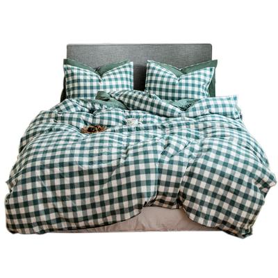 China Wholesale Nondisposable Cozy Bedding Set 4 Cotton Printing Net Soft Keep Warm High Quality King Size Bedding Sets for sale