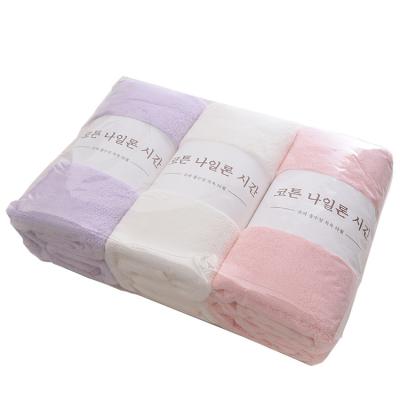 China OEM Towel Polyester Fiber Water Absorption Dryer Towel High Quality Pure Soft Wool Cheap Bath Towel for sale