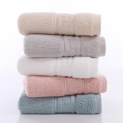 China OEM Designer Pure Towel Cotton Water Absorption Dryer Towel High Quality Soft Luxury Soft Wool Cheap Bath Towel for sale