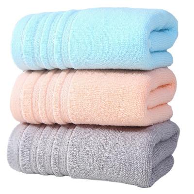 China OEM Viable High Quality Designer Factory Pure Towel Cotton Comfortable Luxury Breathe Free Towel Soft Wool Cheap Bath Towel for sale