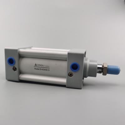 China Pneumatic Cylinder Double Cylinder Quality General Good Buffer Smooth Adjustment Pneumatic for sale