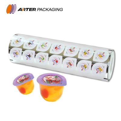 China Moisture Proof Plastic Cup Packaging Peelable Lidding Film for sale